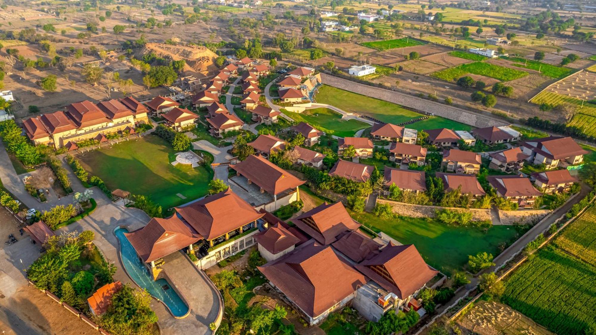 Ananta Spa & Resort Jaipur Eksteriør bilde